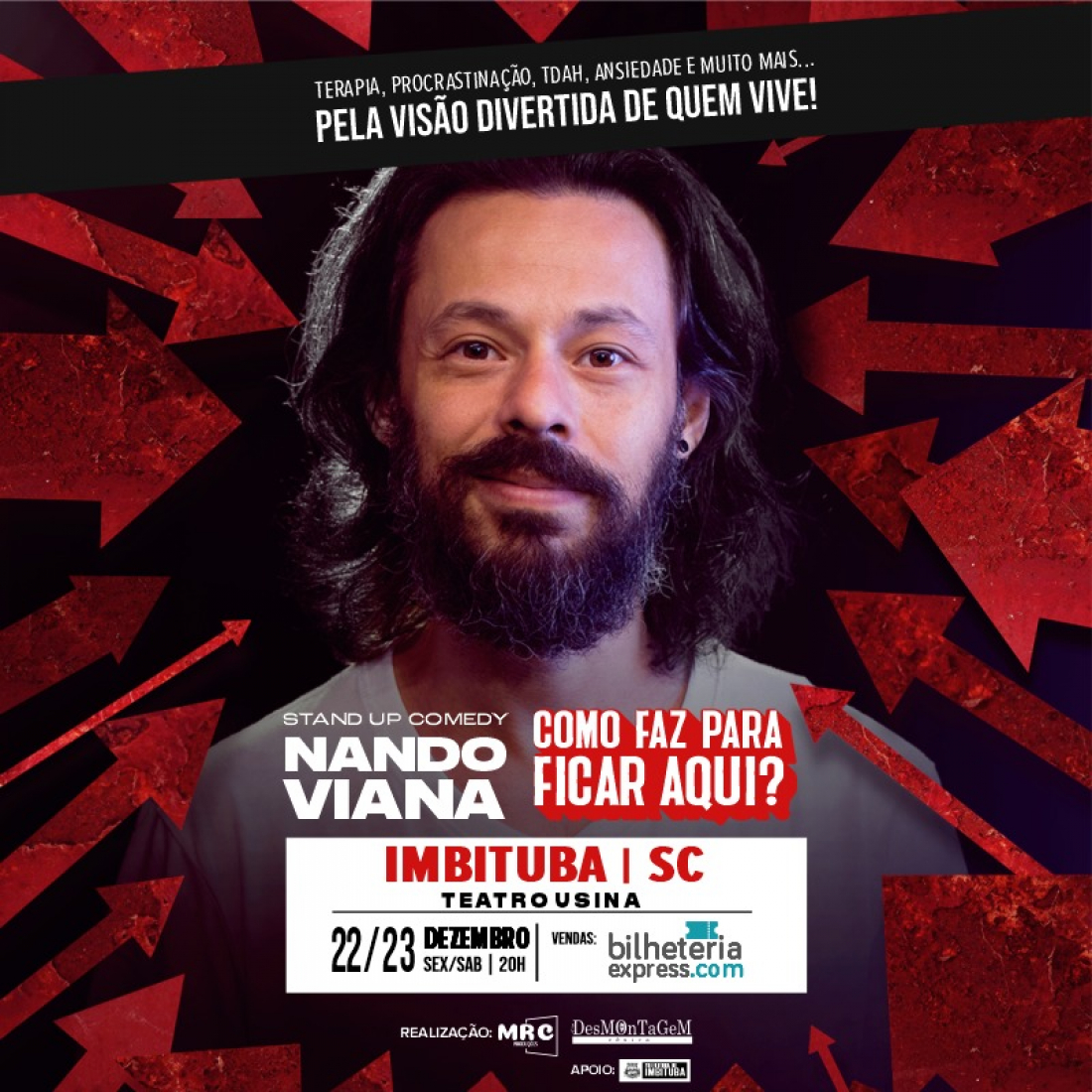 Comediante Nando Viana Apresentará Show De Stand Up Em Imbituba 7311